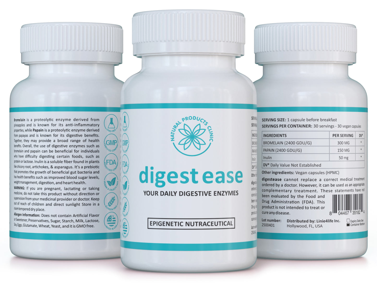 Digest Ease – Daily Enzyme & Gut Balance Support